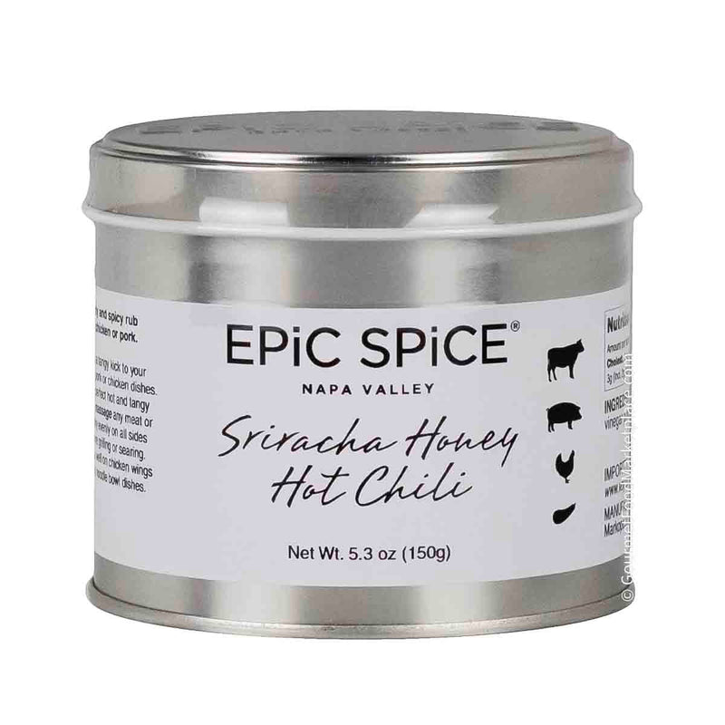 Sriracha Honey Hot Chili Rub by Epic Spice, 6 x 5.3 oz (150 g)
