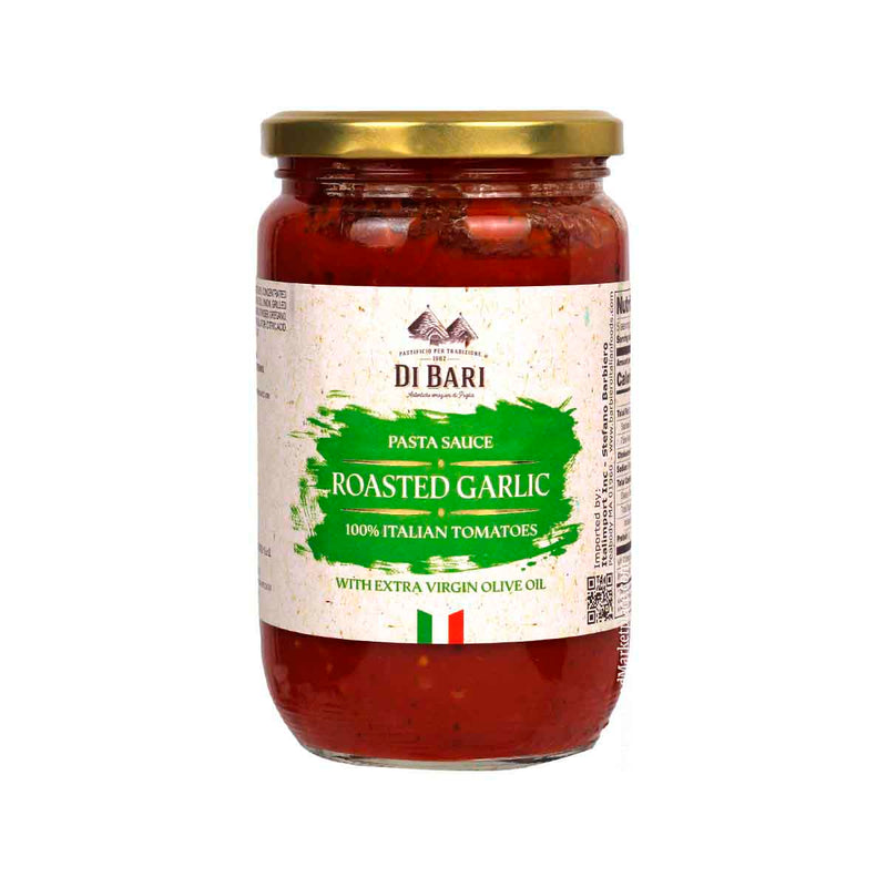 Roasted Garlic Pasta Sauce, 100% Italian Tomatoes by Di Bari, 24 oz (680 g)