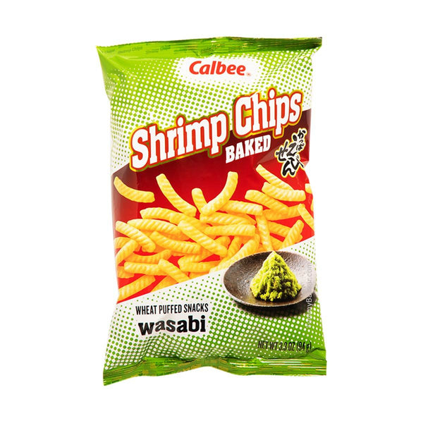 Calbee Wasabi Shrimp Chips, 3.3 oz (93.5534 g)