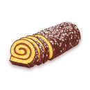 Italian Large Swiss Roll Cake with Cappuccino Cream and Chocolate Roll Max, 10.6 oz (300 g)