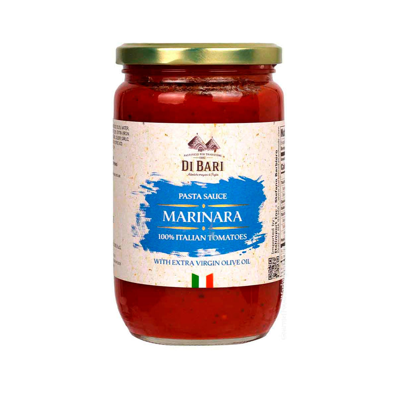 Marinara Pasta Sauce, 100% Italian Tomatoes by Di Bari, 24 oz (680 g)