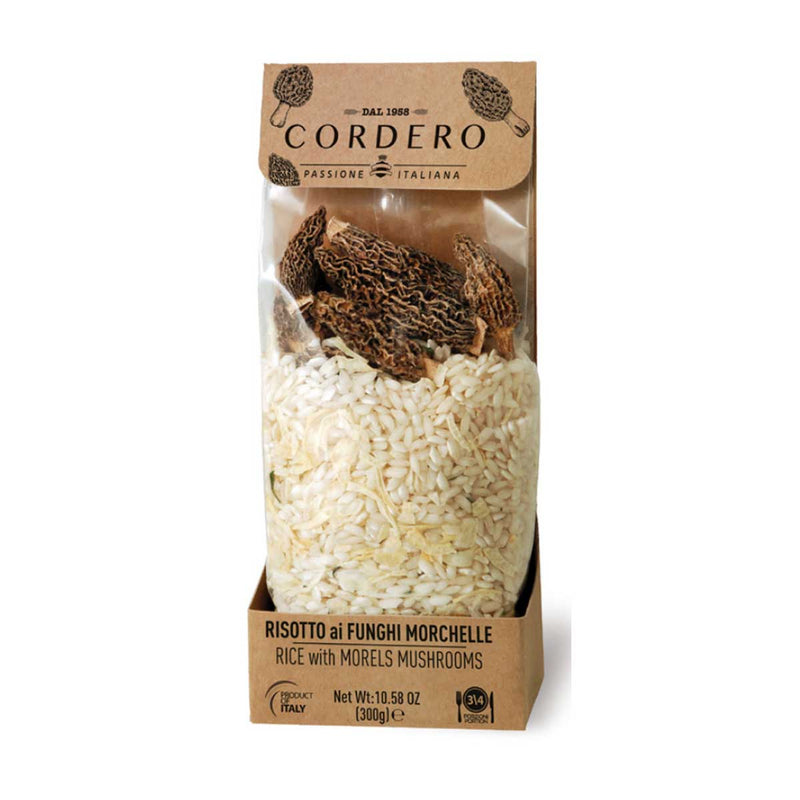 Risotto with Morels Mushrooms by Cordero, 10.58 oz (300 g)