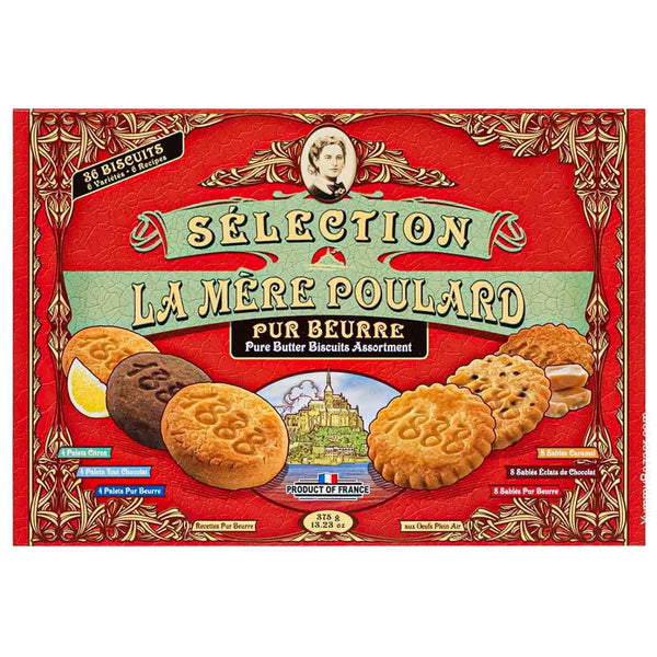 La Mere Poulard Assorted French Butter Cookies, 13.2 oz (375 g)