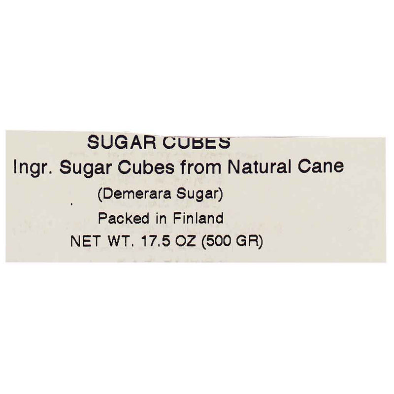 Dansukker Cane Sugar Cubes from Sweden, 17.6 oz. (500 g)