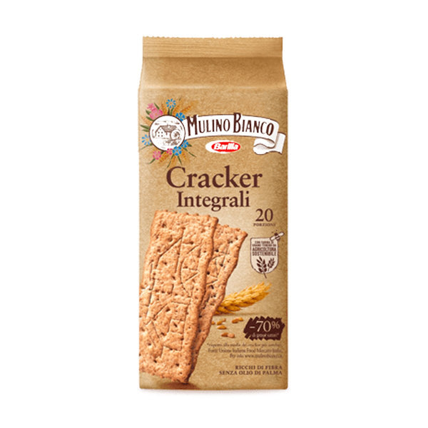 Whole Wheat Italian Crackers by Mulino Bianco, 17.5 oz (500 g)