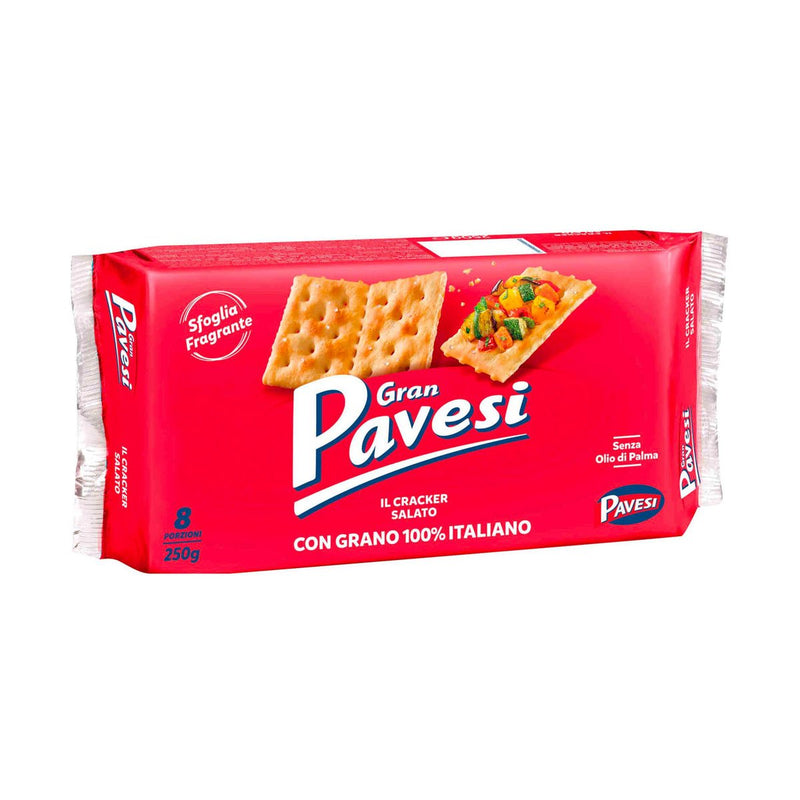 Gran Pavesi Salted Italian Crackers 8.8 oz (250g)