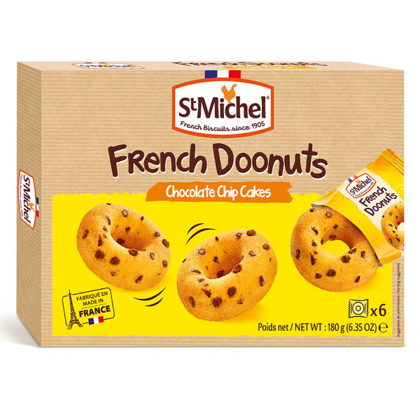 St Michel Chocolate Chip Donuts, 6.35 oz (180 g)