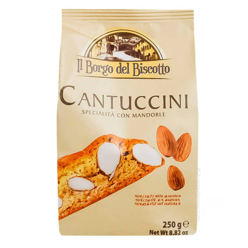 Italian Cantuccini Biscotti with Almonds by Borgo Del Biscotto, 8.8 oz (250 g)
