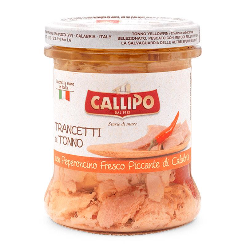 Callipo Tuna with Hot Chili Pepper, 6 oz (170 g)